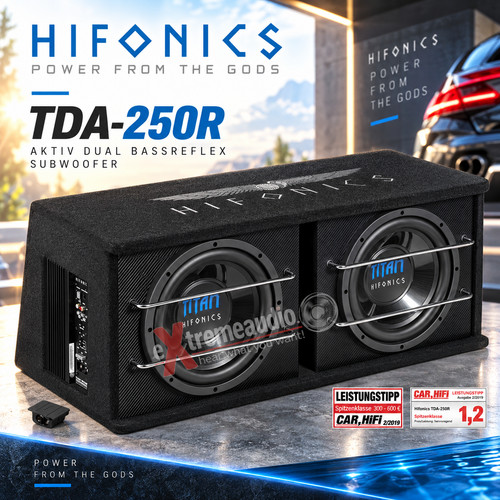 Hifonics tda 250r subwoofer - tda-250r,