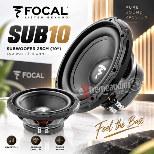 Focal sub10 subwoofer cm - sub10, 25