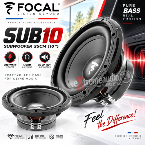 Focal sub10 subwoofer cm - focal,