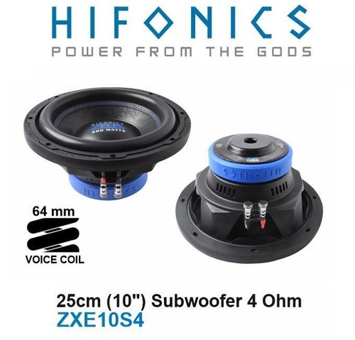 Hifonics zxe 10s4 subwoofer - hifonics,