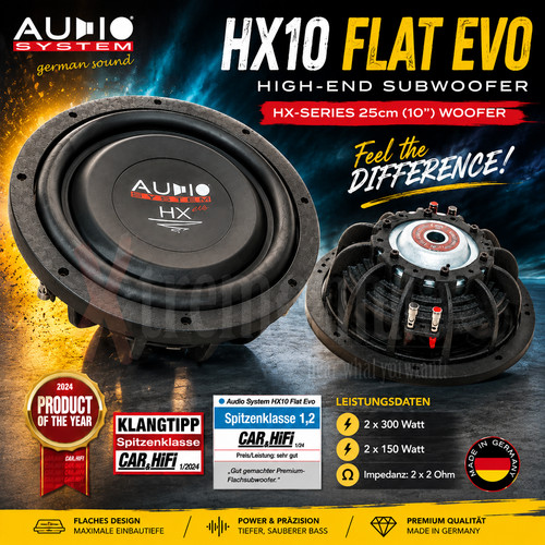 Ware audio system hx10 flat - b-ware,